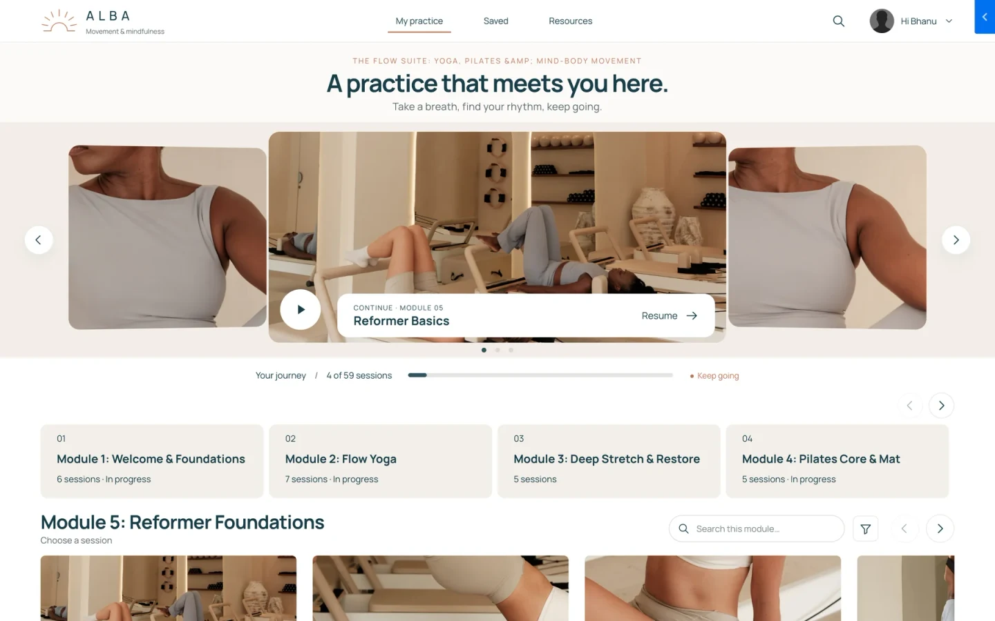 Squarespace design inspiration from our template collection